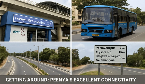 Getting Around: Peenya's Excellent Connectivity