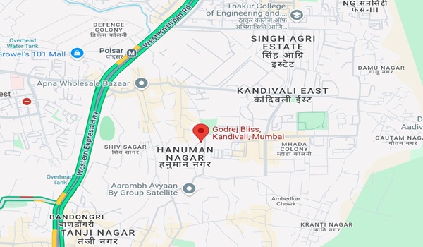Godrej Bliss Location Map